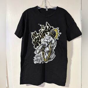Next Level Apparel Black Graphic Tee